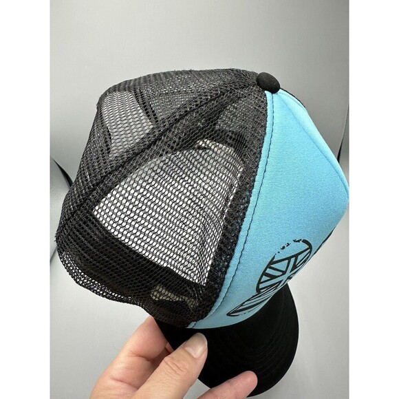 Hawaii Neon Blue 808 State Hat Snapback Hawaiian Headwear Mesh - Picture 10 of 12